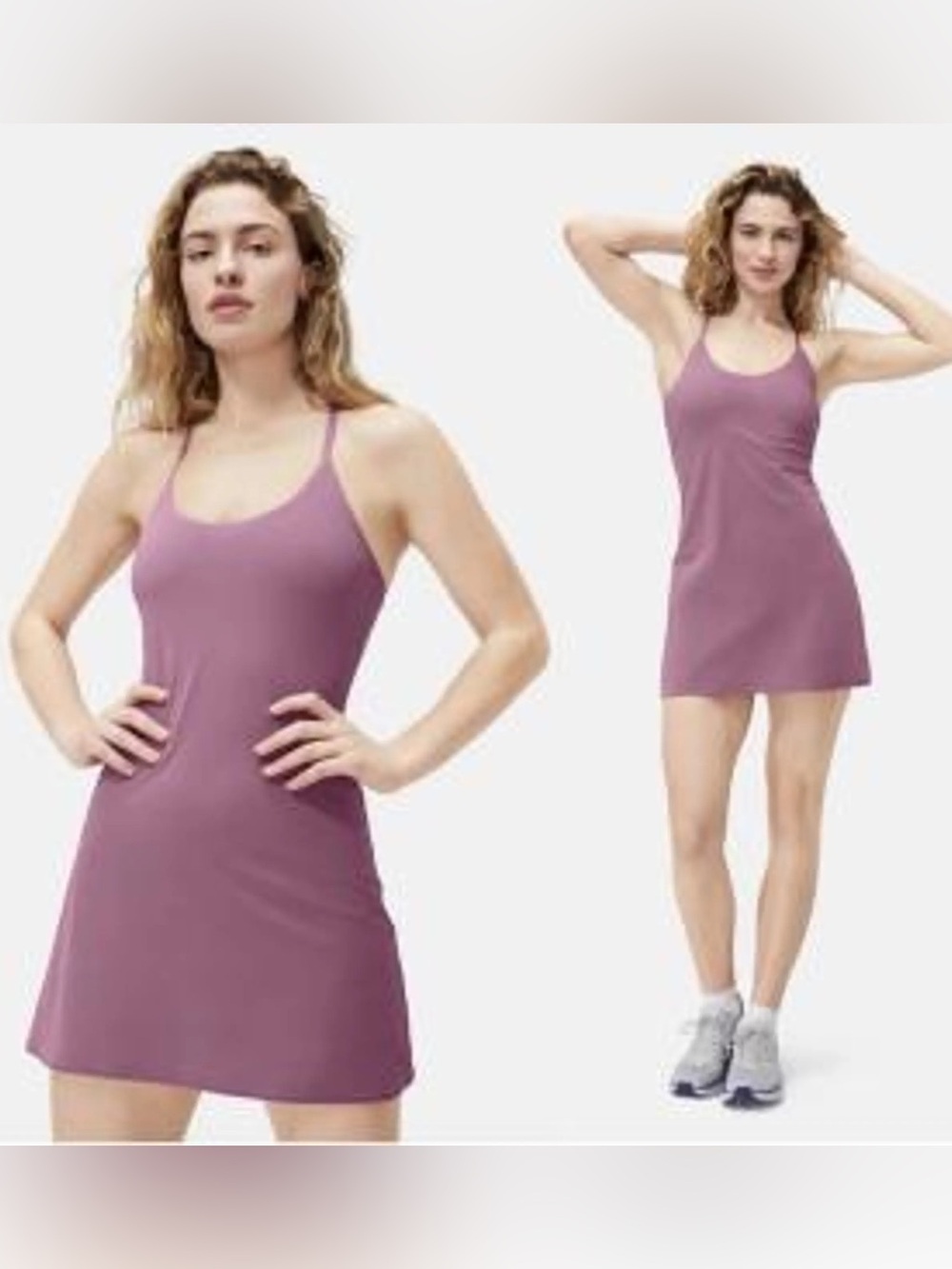 Outdoor Voices The Exercise Dress in Plum • S